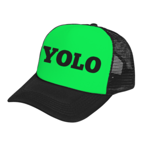 Gorra Neón Personalizada con Frase Yolo - BodaGorra Monterrey